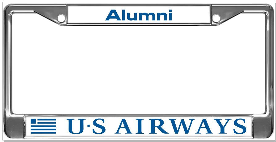 Alumni US AIRWAYS - Metal License Plate Frame