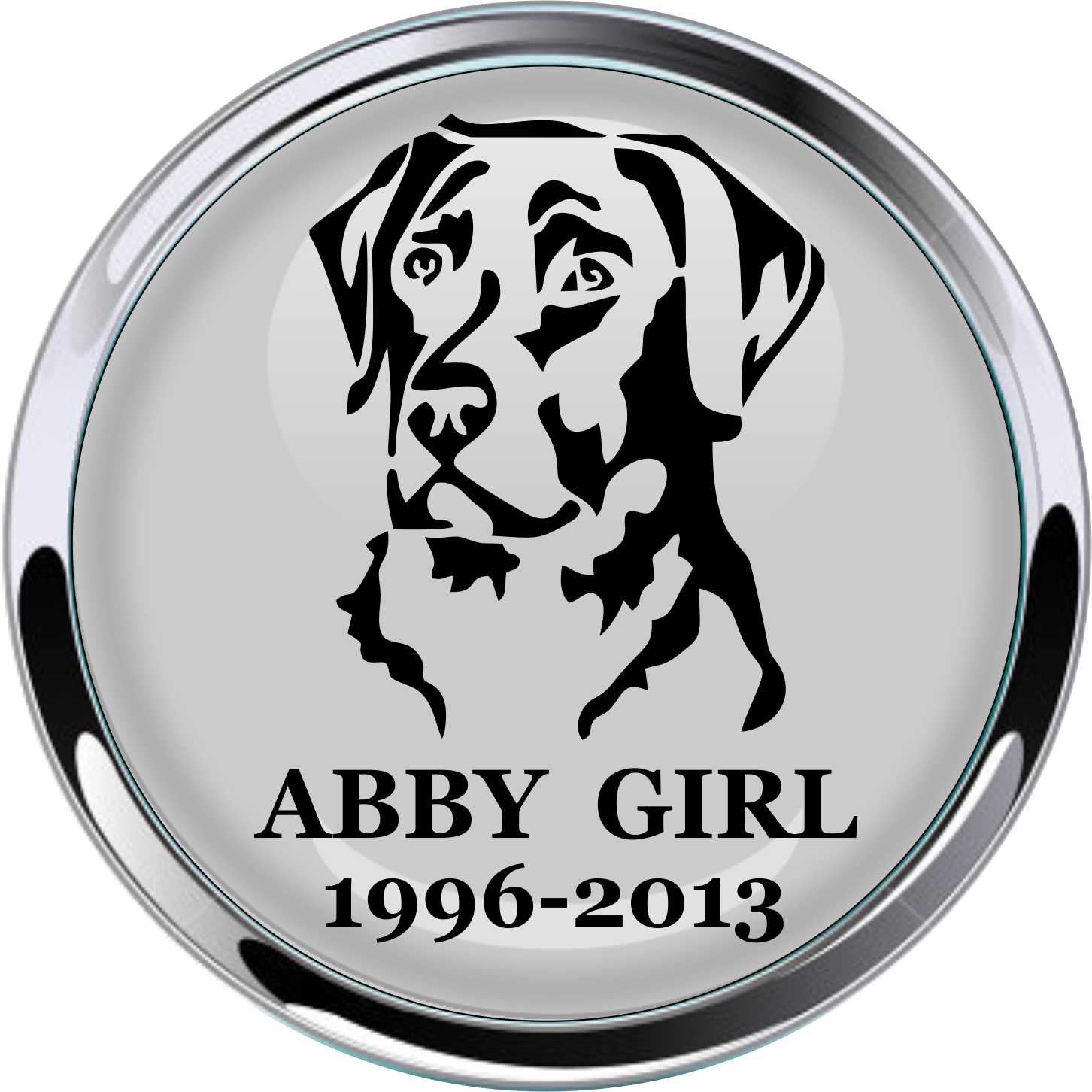 Abby Girl Car Emblem