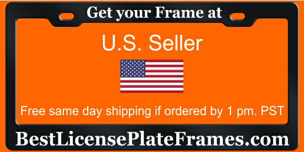 Aluminum License Plate Frame