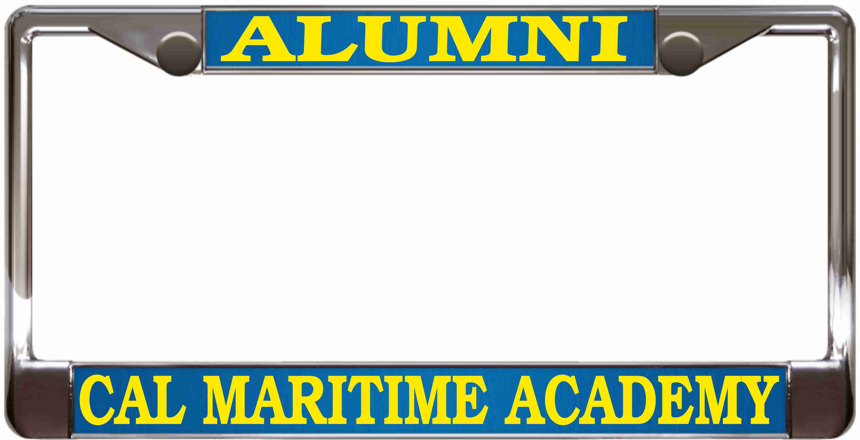 Alumni CSU MARITIME ACADEMY - metal custom license plate frame