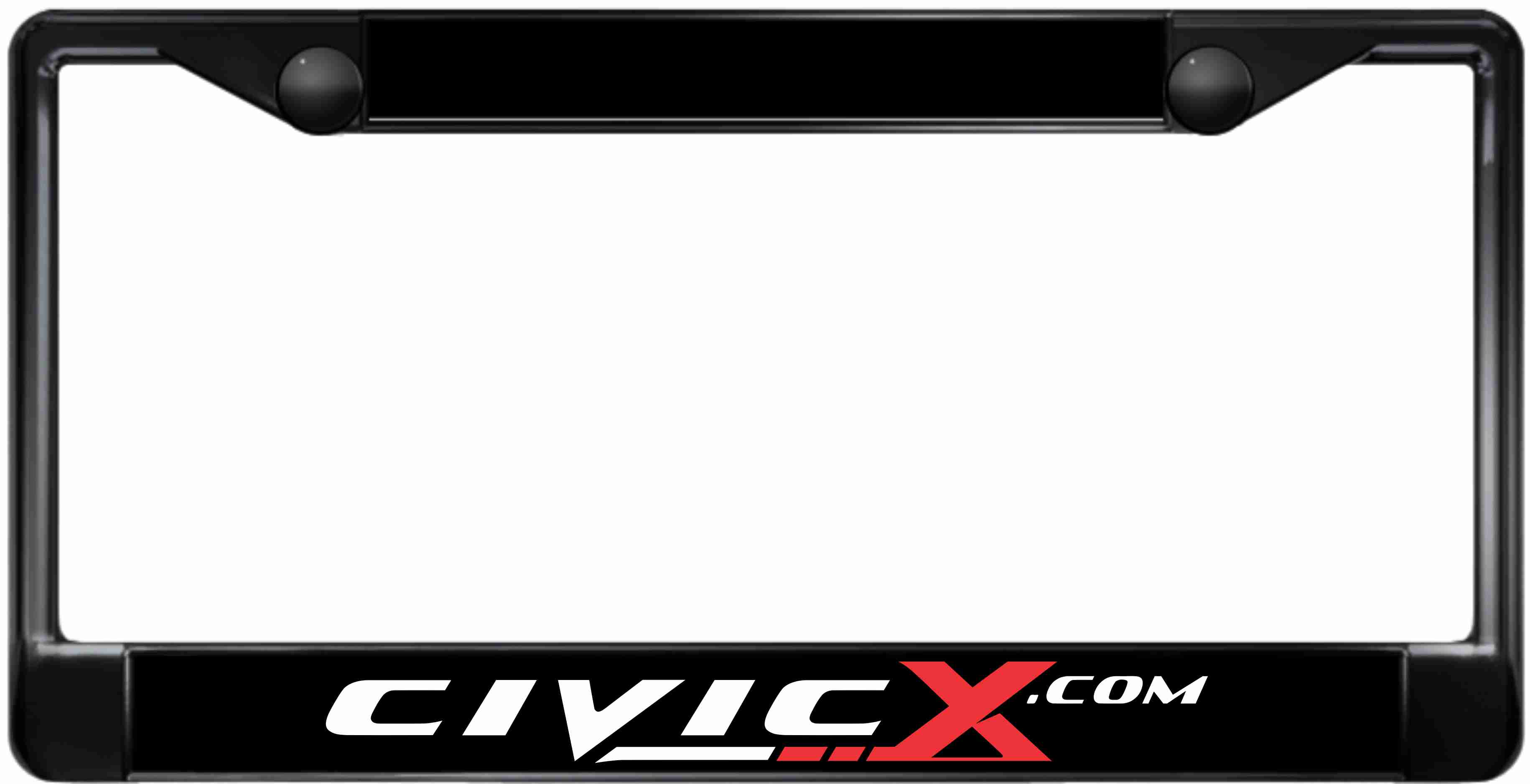 CIVICX Custom License Plate Frame