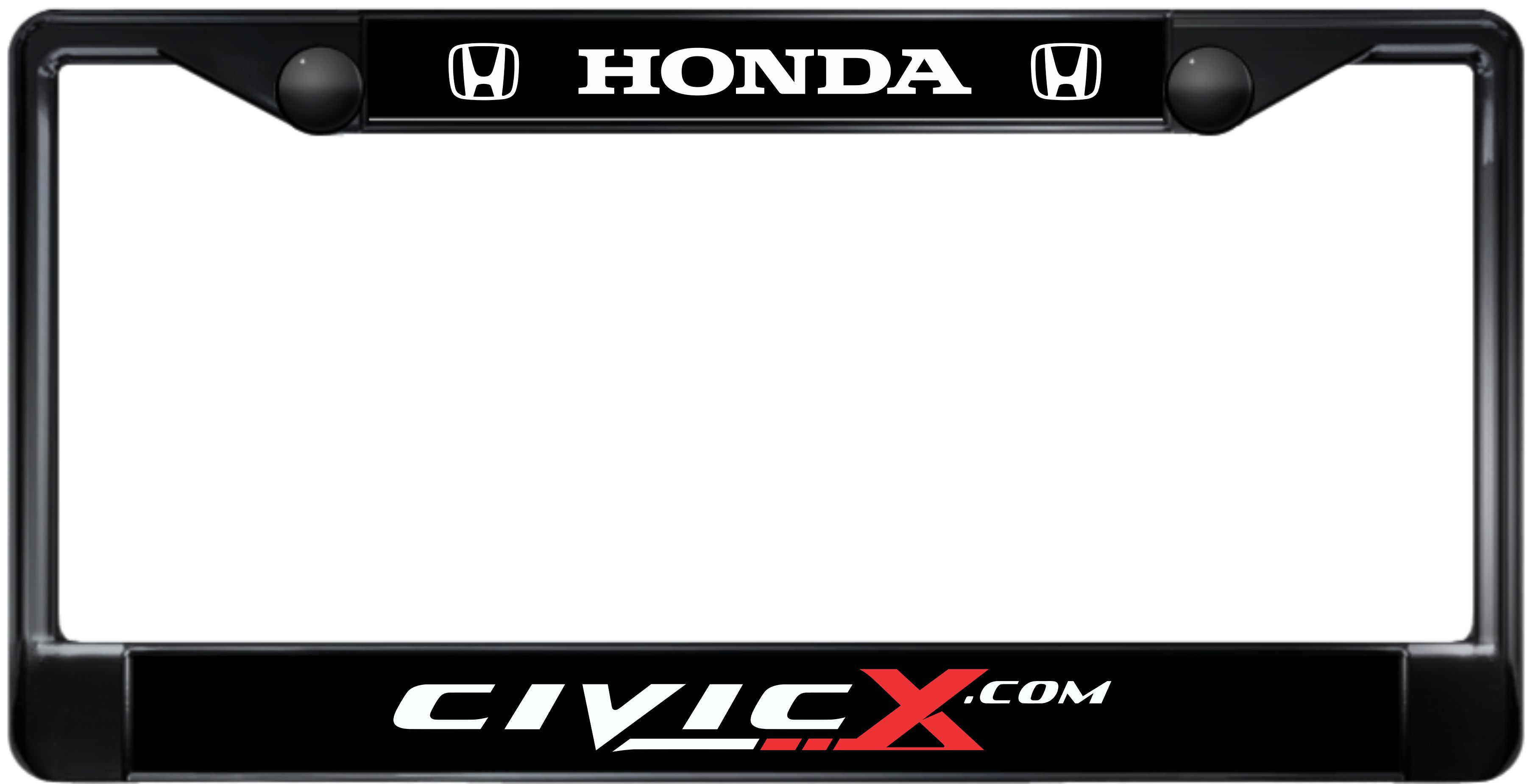 CIVICX Custom License Plate Frame (style-2)