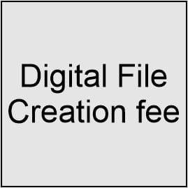 1-time fee for creating the digital file