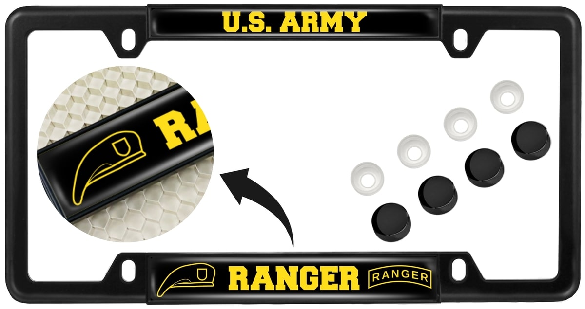 U.S. Army Ranger - Best License Plate Frames