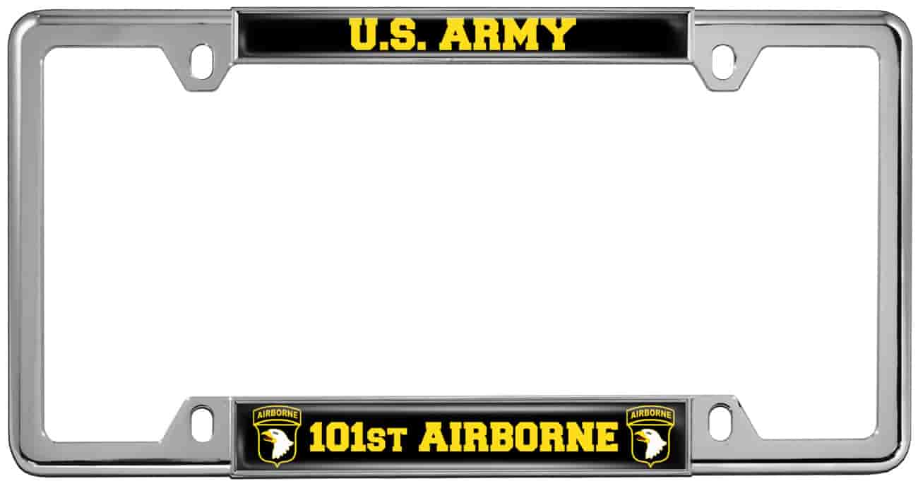 U.S. Army 101st Airborne - Car Metal License Plate Frame U.S. Army 101st Airborne - Car Metal License Plate Frame