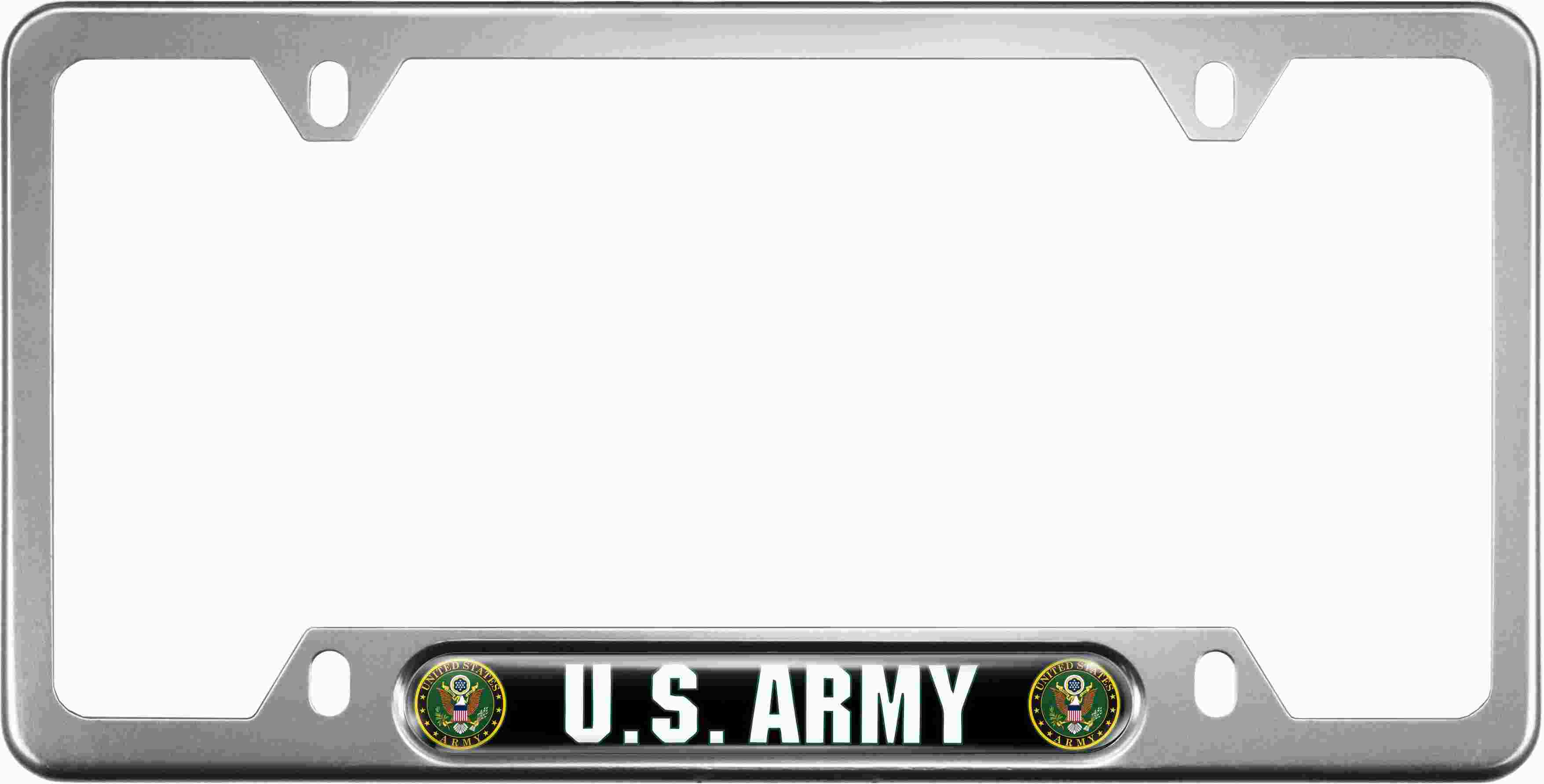 U.S. Army - Car Metal License Plate Frame