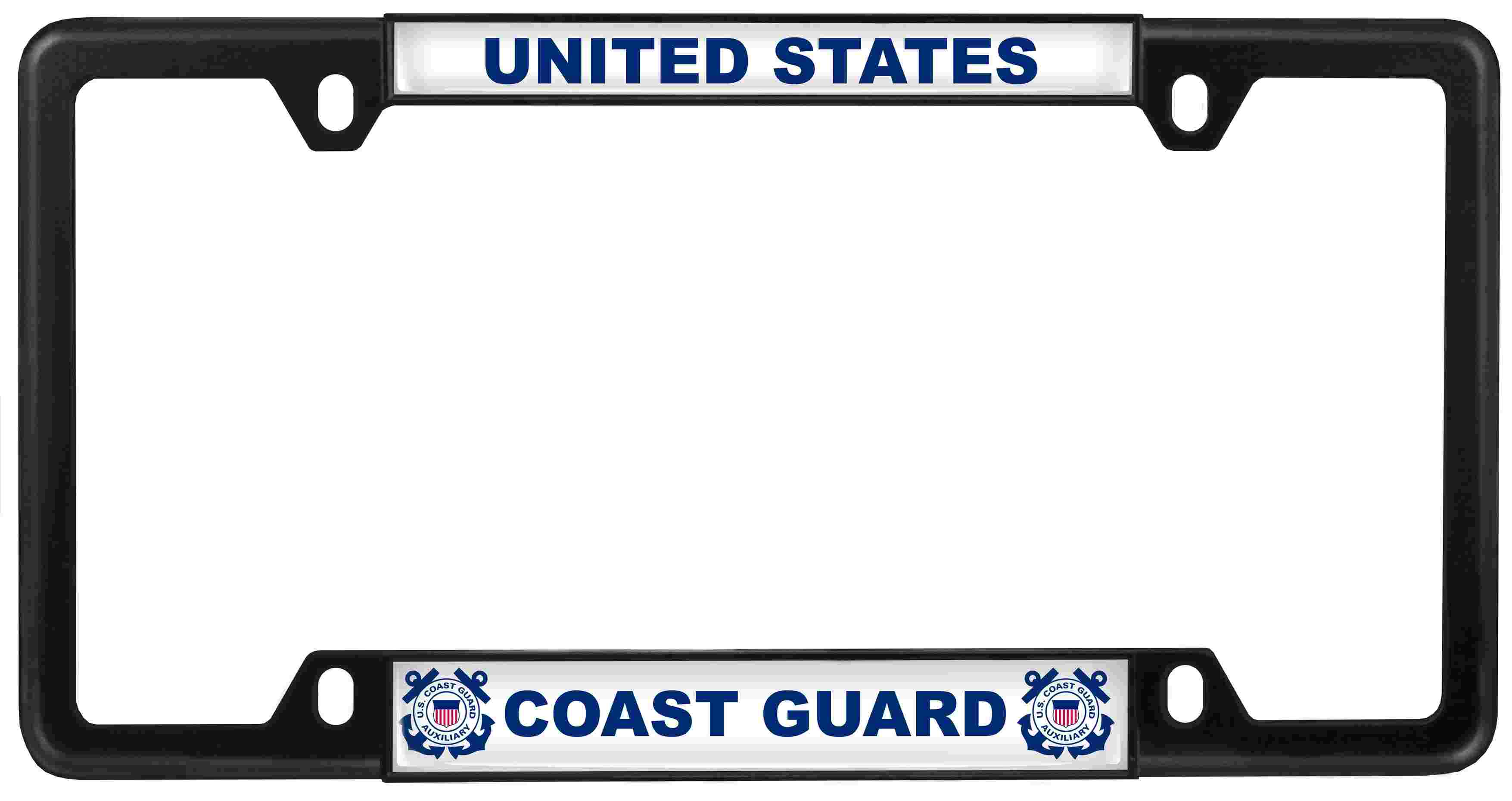 U.S. Coast Guard - Car Metal License Plate Frame