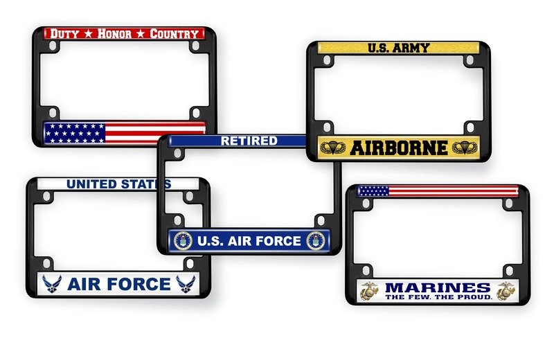 U.S. Air Force - Motorcycle Metal License Plate Frame