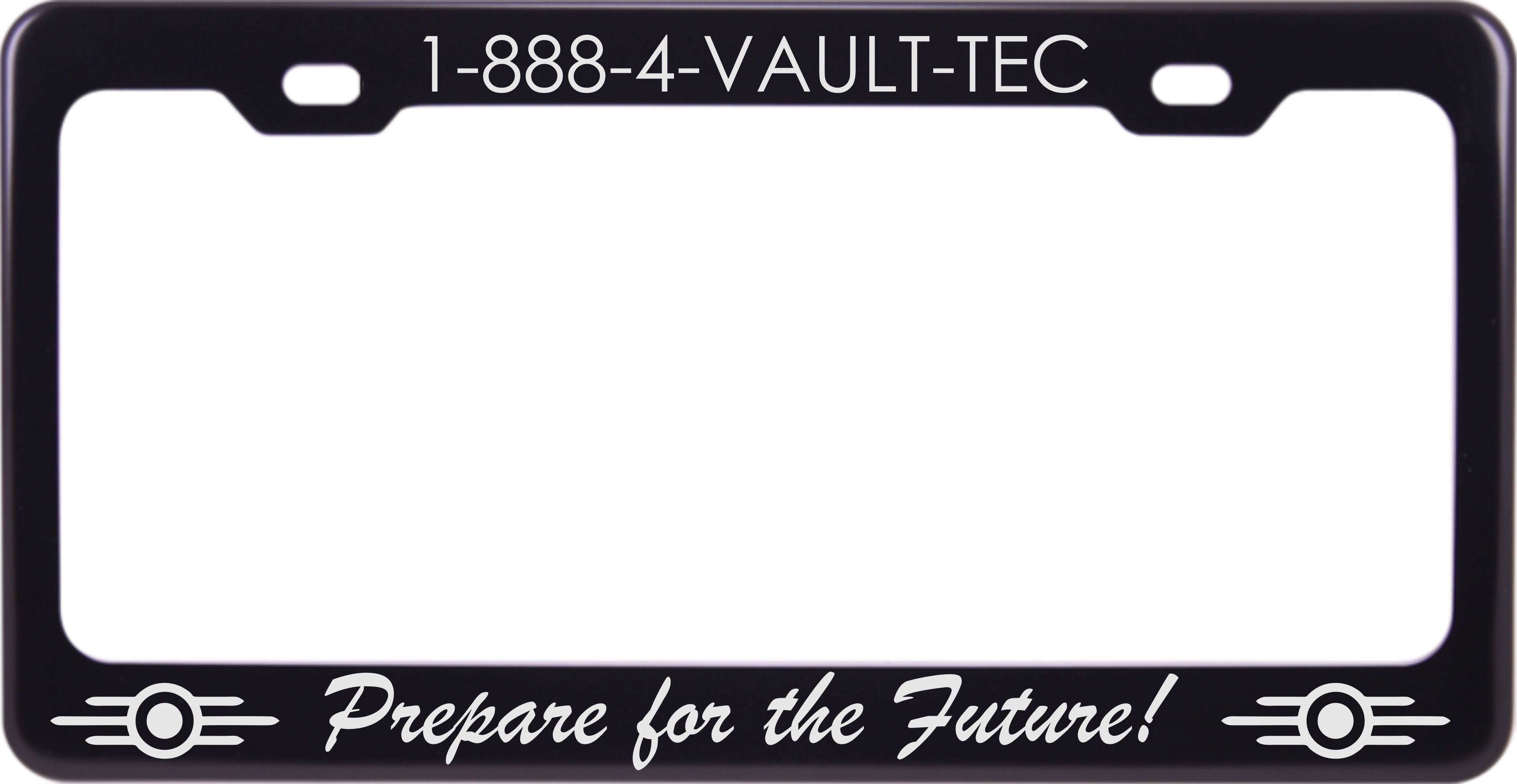 Vault-Tec Custom License Plate Frame Style - 2
