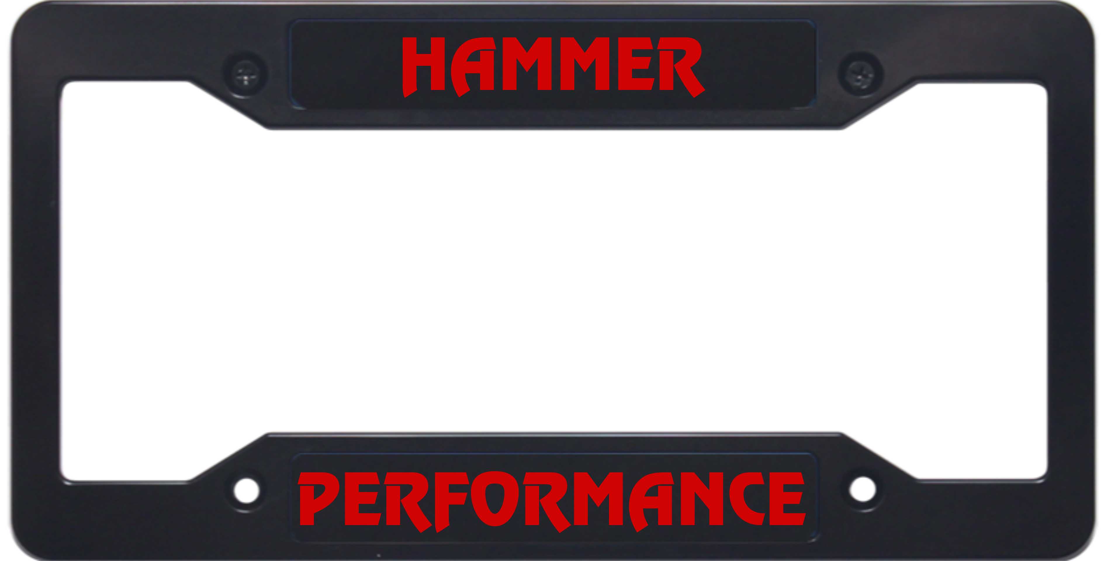 Hammer Performance License Plate Frame