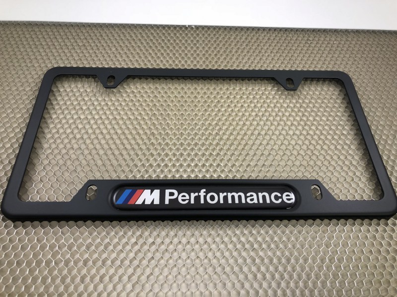 mPerformance Custom Aluminum License Plate Frame