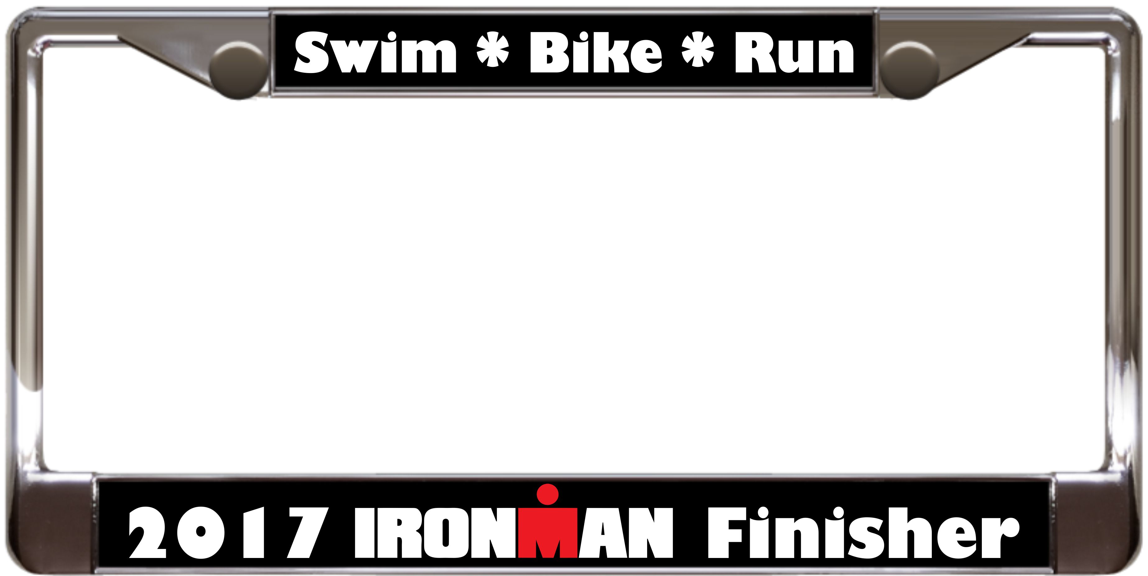 Ironman - Custom Car metal license plate frame