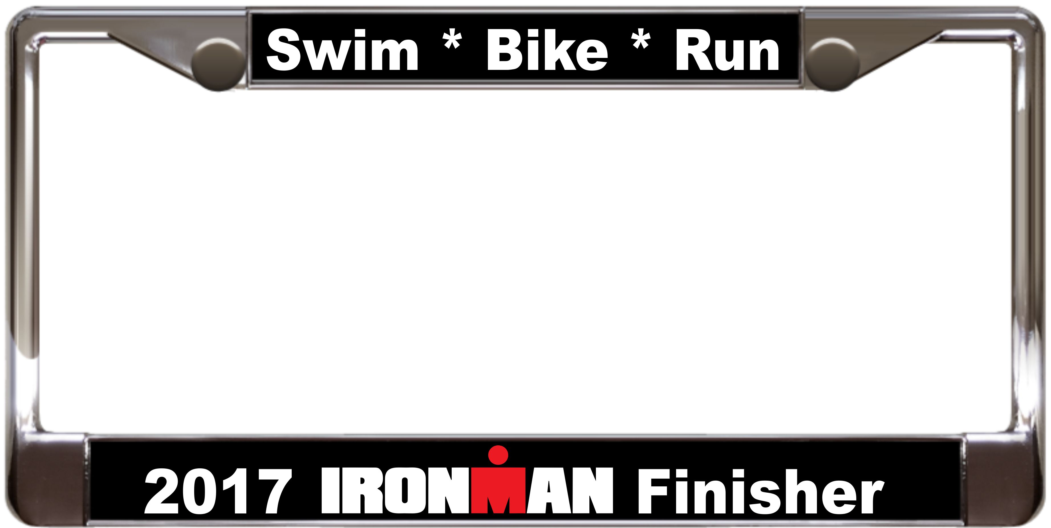 Ironman - (style 2) Custom Car metal license plate frame