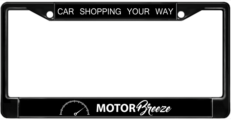 Motor Breeze - metal license plate frame