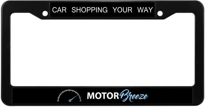 Motor Breeze - Plastic license plate frame (Color logo)