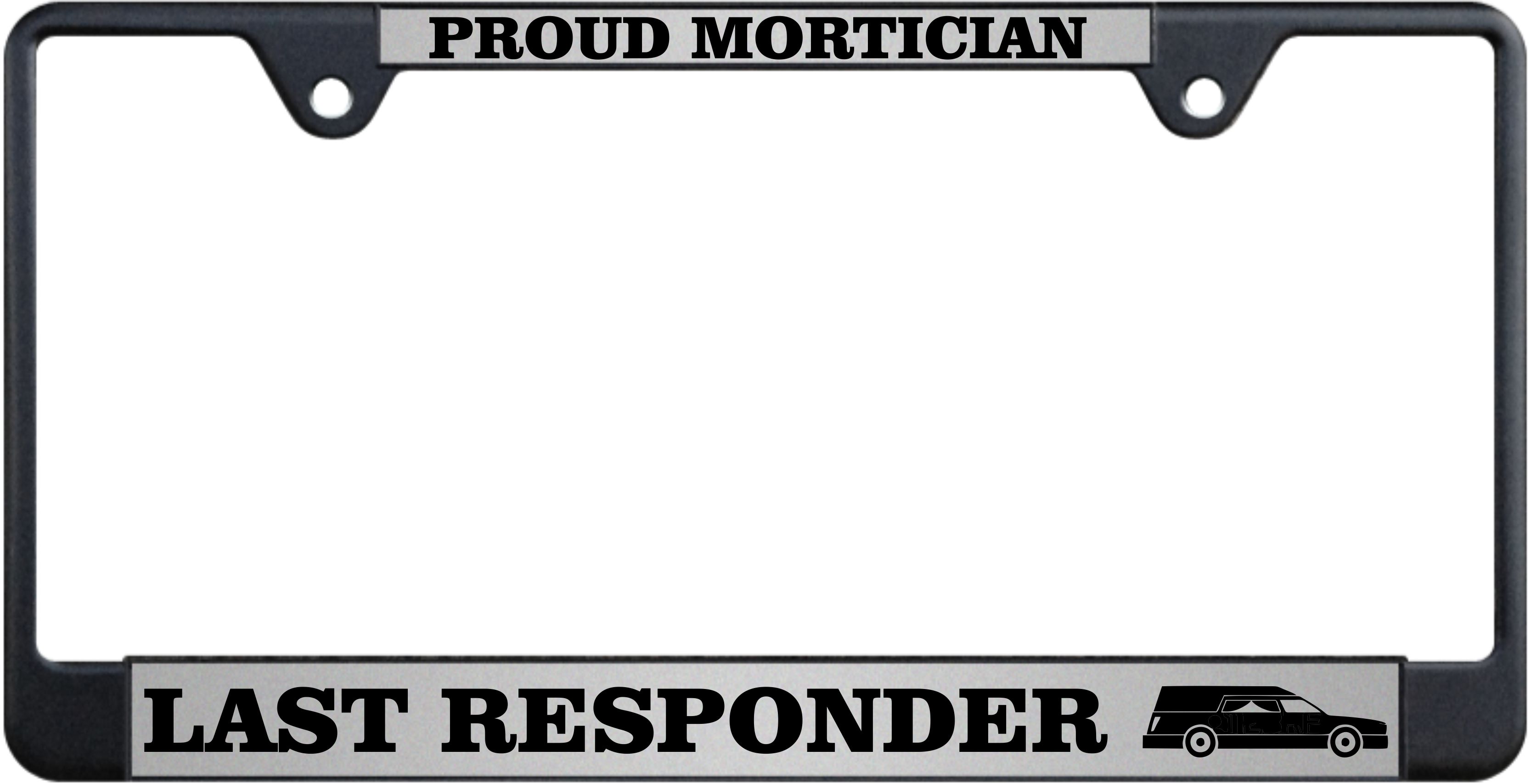 PROUD MORTICIAN - Personalized Car License Plate Frame