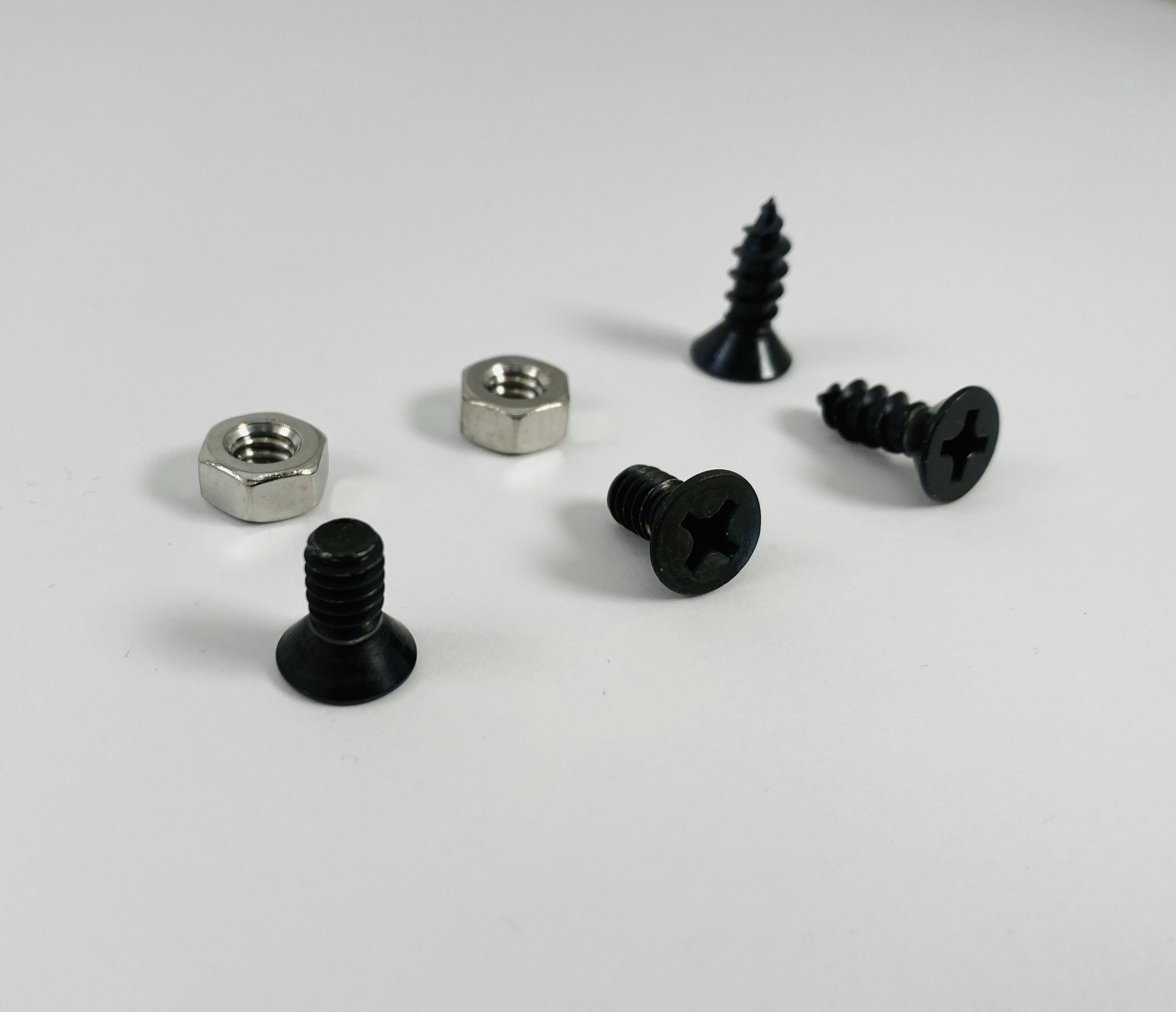 Stainless steel screws - Black (for BILLET frames only)