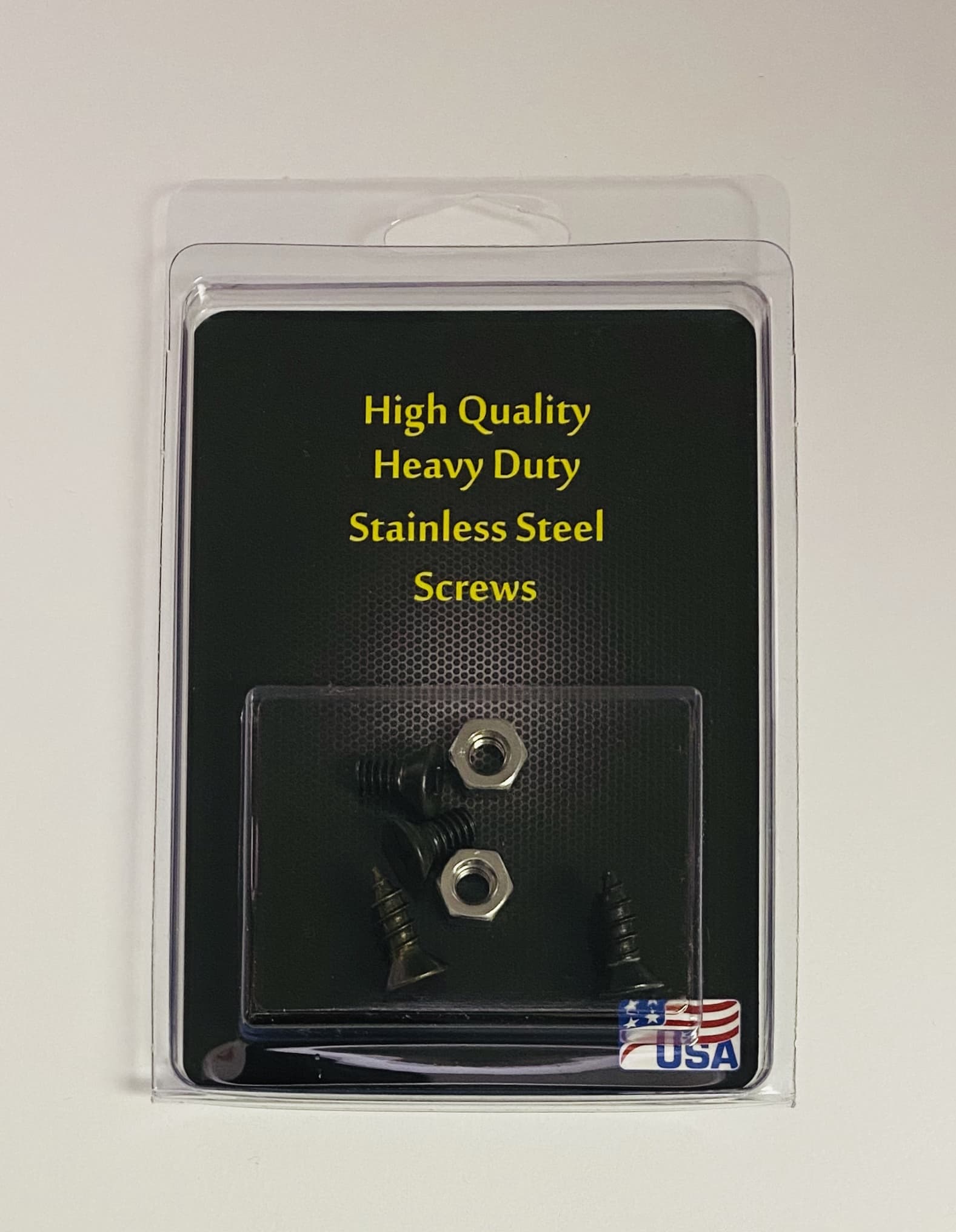 Stainless steel screws - Black (for CNC frames only)