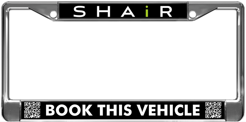 Shair - Standard Metal Car License Plate Frame (Ch)