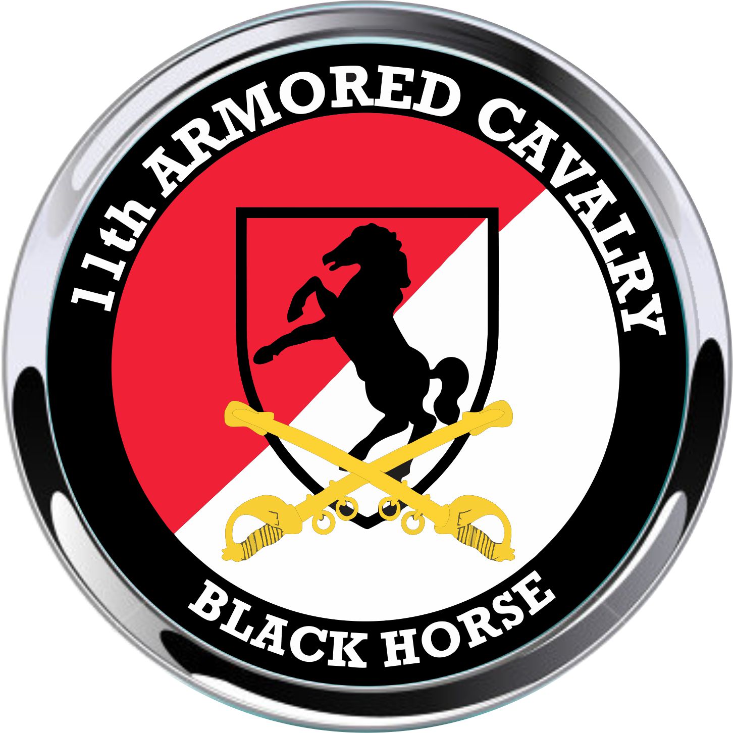 Black Horse Car Emblem