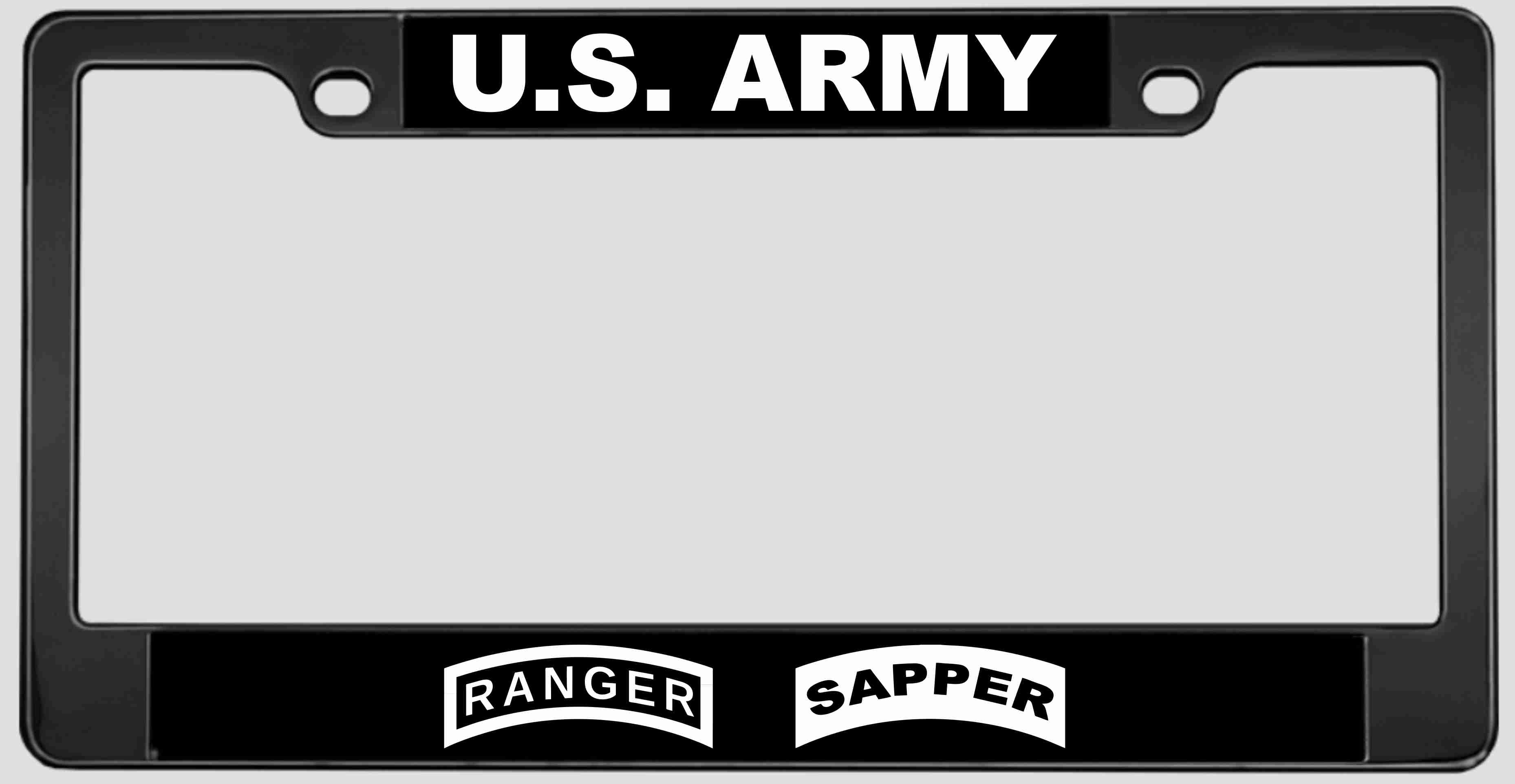 US Army - custom license plate frame