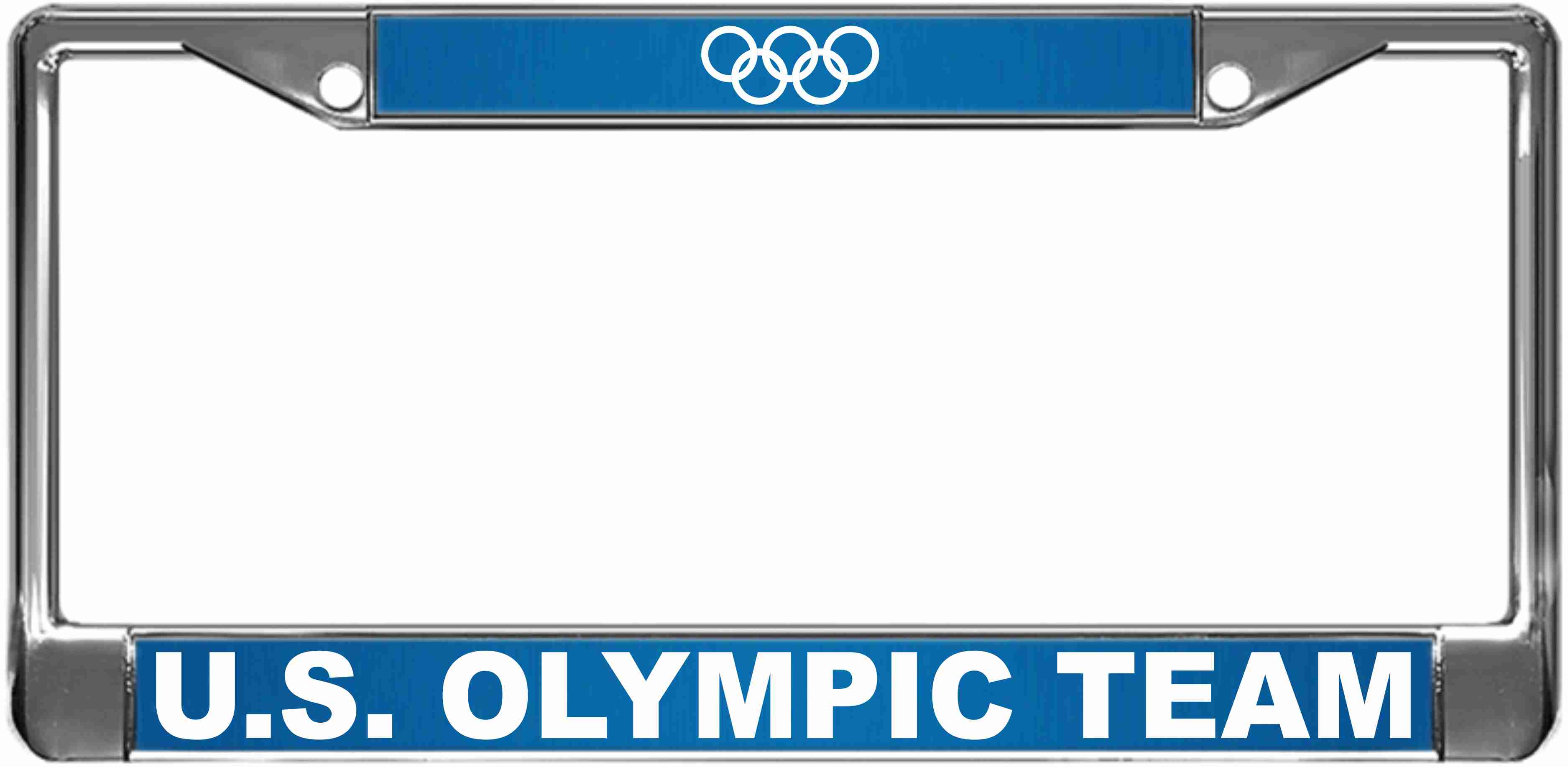 US OLYMPIC TEAM - custom metal license plate frame