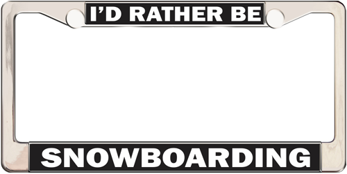 I'd Rather Be Snowboarding I'd Rather Be Snowboarding