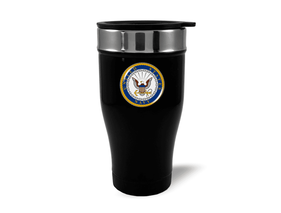 Engraved US Navy Travel Tumbler/Mug