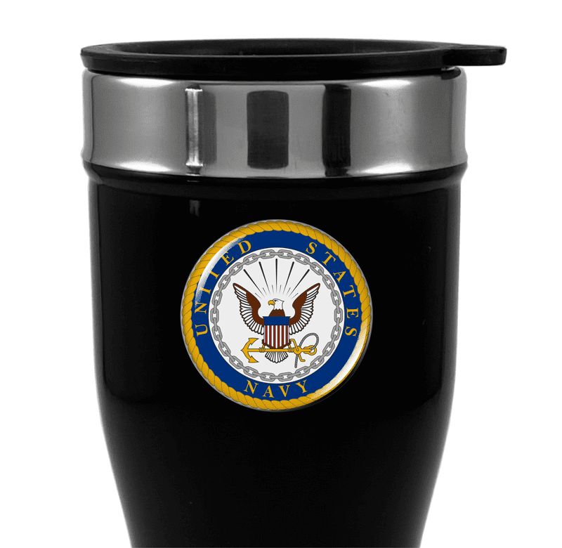 Travel Mug with U.S. NAVY Logo