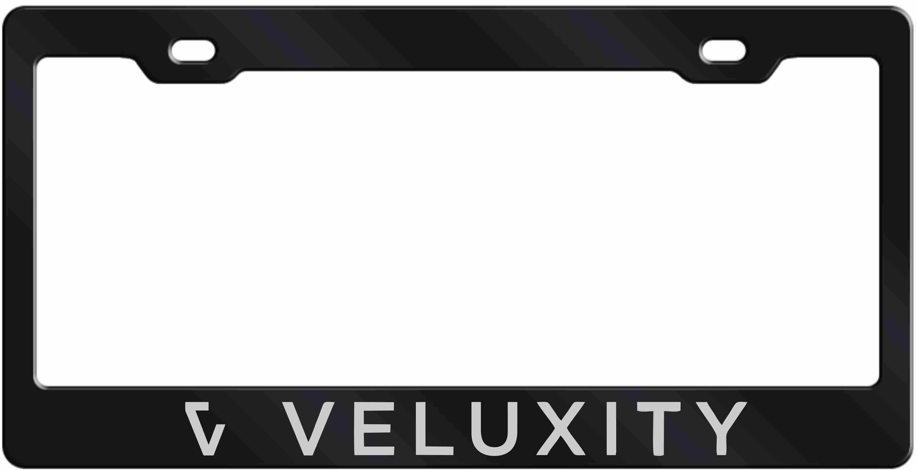Veluxity - Anodized Aluminum License Plate Frame