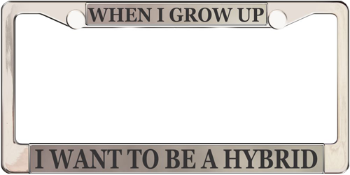 When I Grow Up I Want To Be A Hybrid When I Grow Up I Want To Be A Hybrid