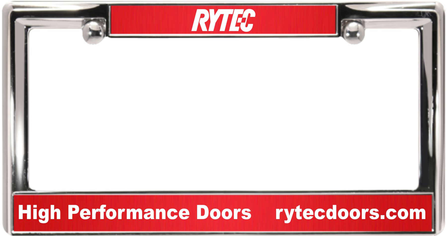 Rytec Doors - Custom Heavy Duty Car License Plate Frame