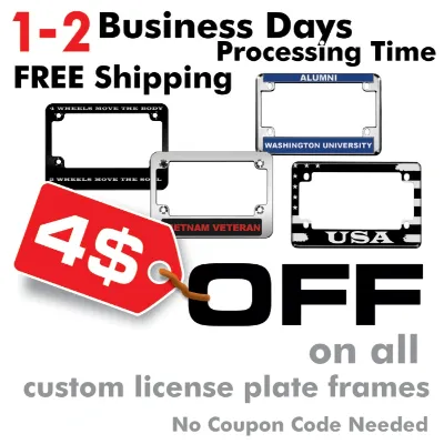 The Best License Plate Frame  Reviews, Ratings, Comparisons